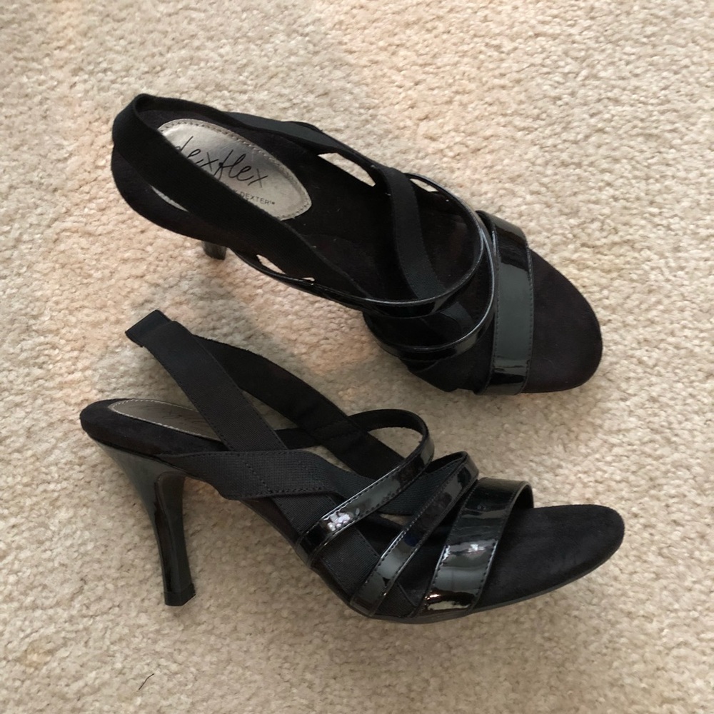 Black Strappy Heels